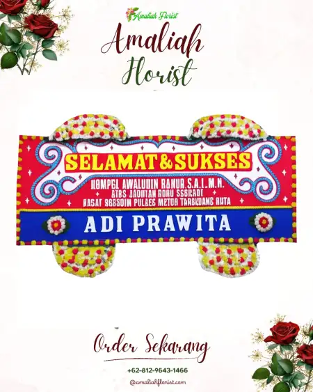 Papan Bunga Ucapan Selamat Langgengsari